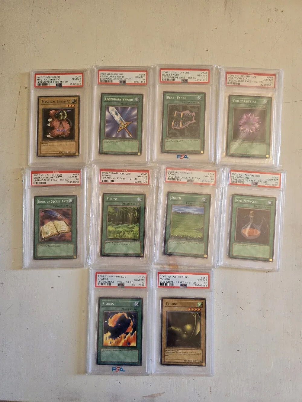 (40) PSA 10 1st. Edition LOB Slabs